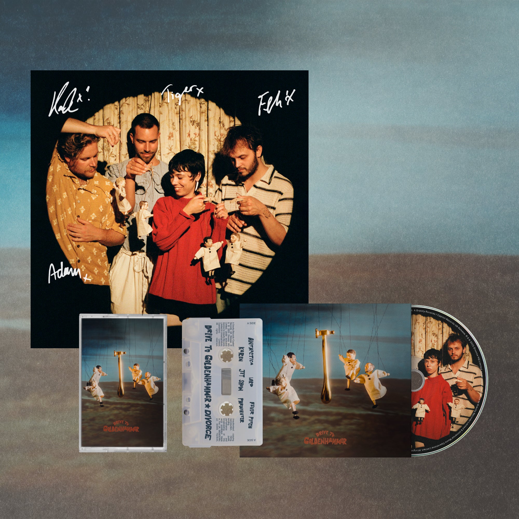 Drive To Goldenhammer CD, Cassette + Signed Art Card