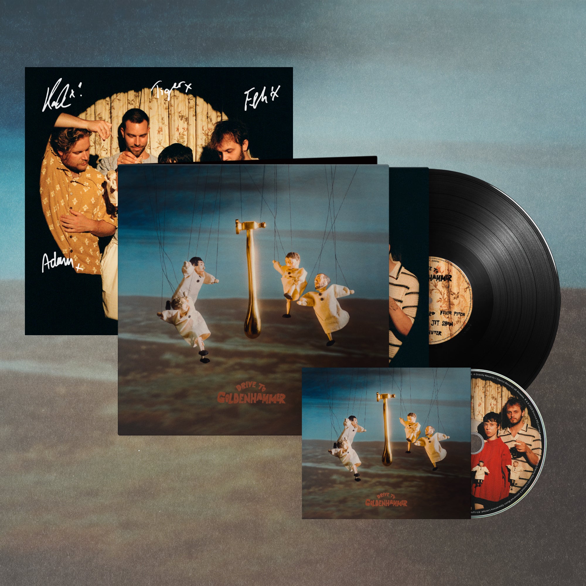 Drive To Goldenhammer CD, Gatefold Vinyl + Signed Art Card