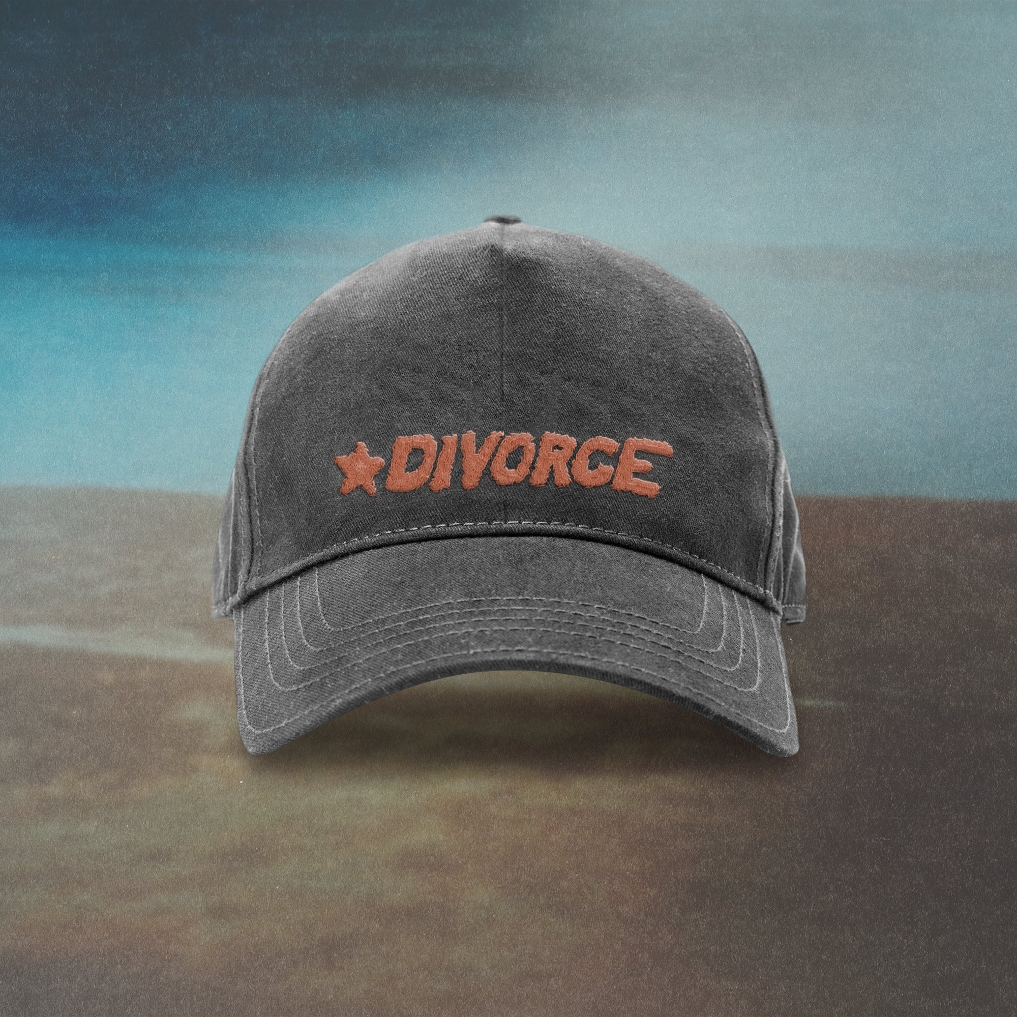 Divorce - Divorce Logo Embroidered Vintage Style Cap